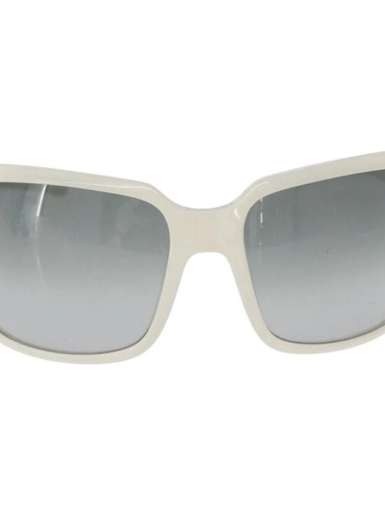 CHANEL Sunglasses plastic White CC Auth 162589 main image 7